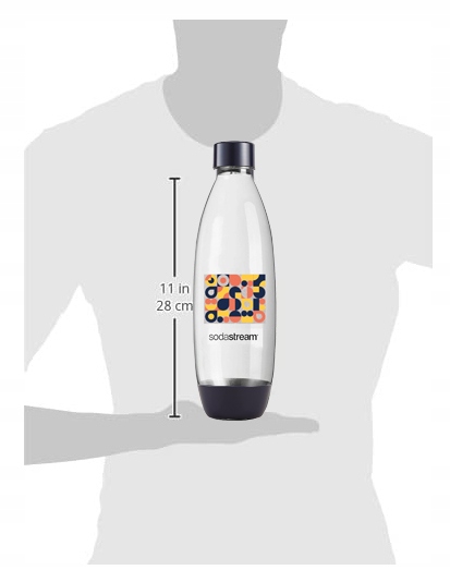 SODASTREAM BUTELKA Litrowa Fuse MOZAIKA do zmywarki - ART DUO TERRA