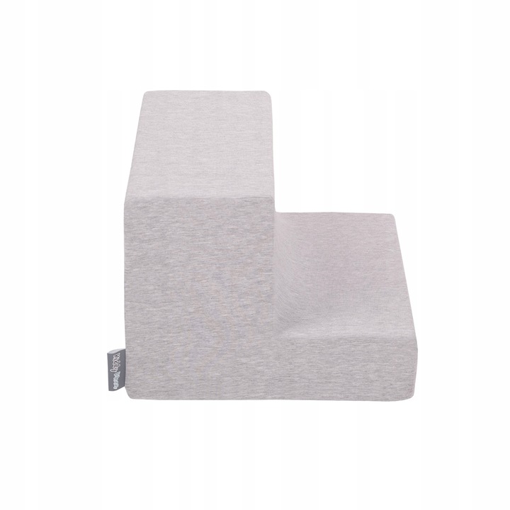 Piankowy MIĘKKI Schodek DLA DZIECI szary PPZ-211 KiddyMoon