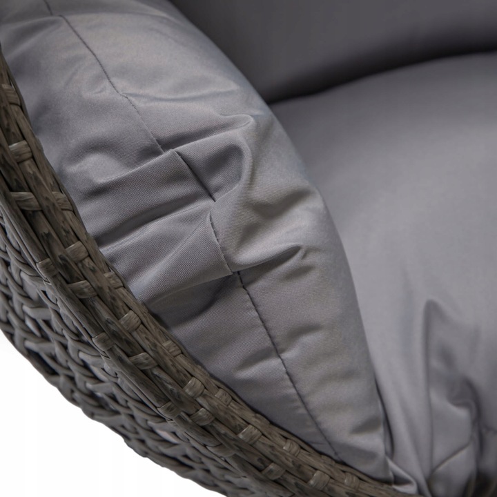 FOTEL WISZĄCY KOKON KOSZ RATTAN TECHNORATTAN