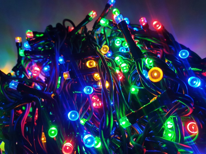 LAMPKI CHOINKOWE 200LED TIMER lampek Zewnętrzne CHOINKĘ CHOINKA KOLOROWE