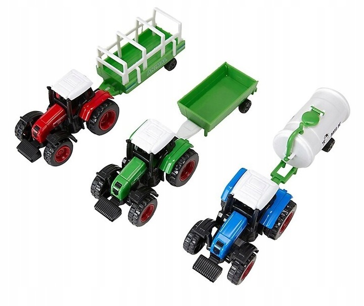 Mega Farma Gospodarstwo STODOŁA OBORA FGURKI ZWIERZĘTA DROGA + 3 TRAKTORY