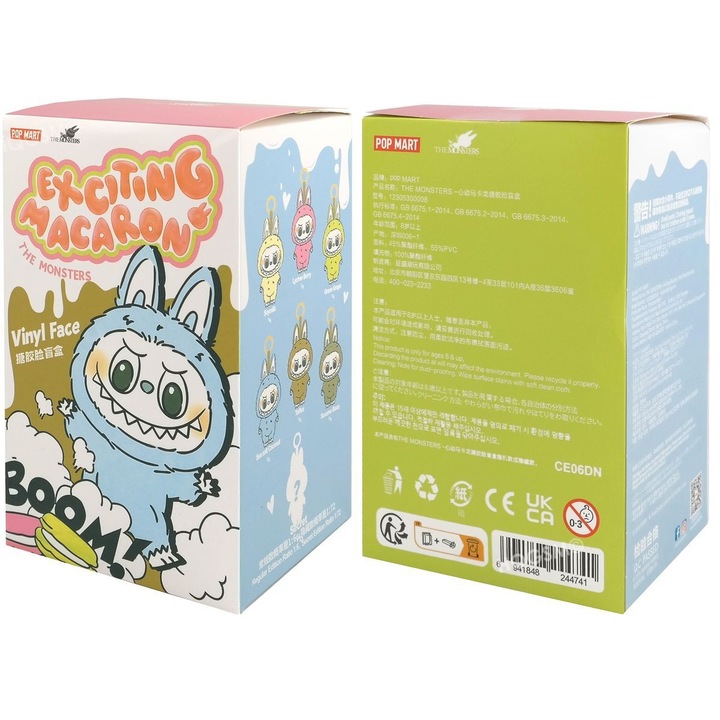 MASKOTKA LABUBU The Monsters Niespodzianki - Breloczki Exciting Macaron