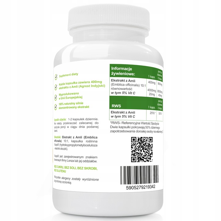 Amlan Forte Max Plus 4000mg Agrest Indyjski 3x120k