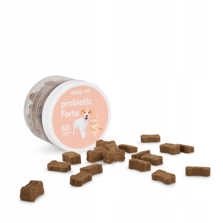 PROBIOTYK, smaczki funkcjonalne dla psa i kota, 60szt., probiotic Forte