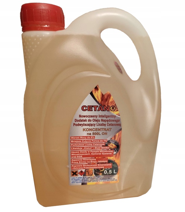 VERVA Koncentrat na 2000 Litry Oleju Napędowego = CETAN R