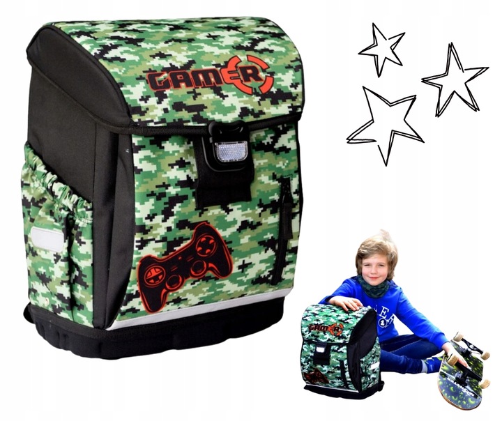 Tornister szkolny jednokomorowy 22l Hama