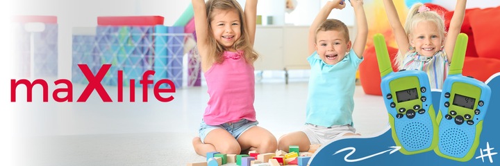 Walkie talkie dla dzieci duży zasięg zestaw 2szt krótkofalówka Łoki Toki