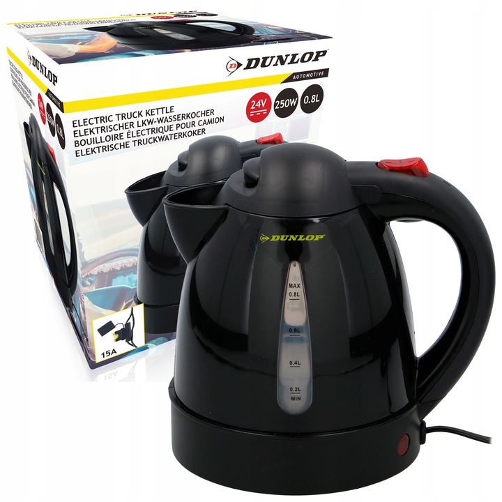 CZAJNIK SAMOCHODOWY DO BUSA TIRA TIR 24V 250W 0,8L + odblask