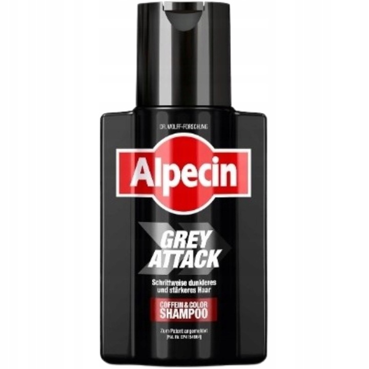 SZAMPON ALPECIN GREY ATTACK NA SIWE WŁOSY DLA MĘŻCZYZN 200ML
