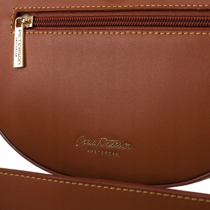 Torebka listonoszka damska Peterson płócienna canvas elegancka na ramię