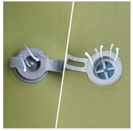 DMUCHANA MATA Z WBUDOWANĄ POMPKĄ KARIMATA LEKKI GRUBY WYGODNY MATERAC ŁÓŻKO