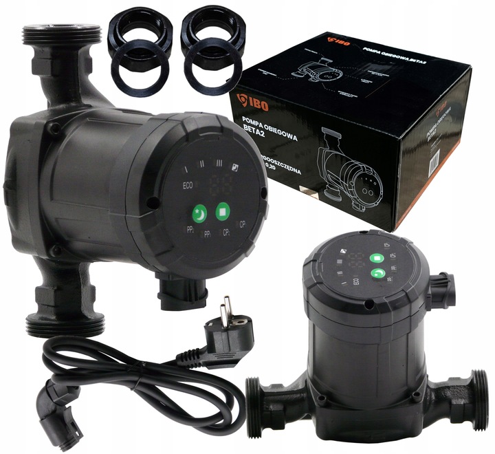 POMPA OBIEGOWA ELEKTRONICZNA DO PIECA KOTŁA CO ŚRUBUNKI BETA2 25-60/180 IBO