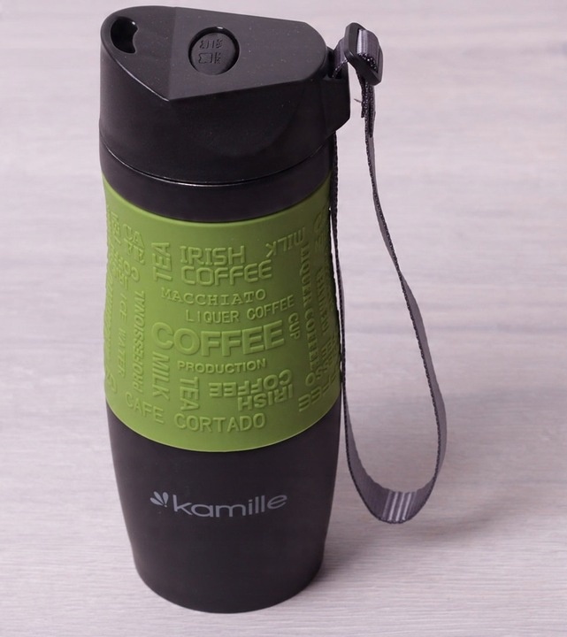 KUBEK TERMICZNY TERMOS BIDON KAMILLE 380 ml 0,38 l