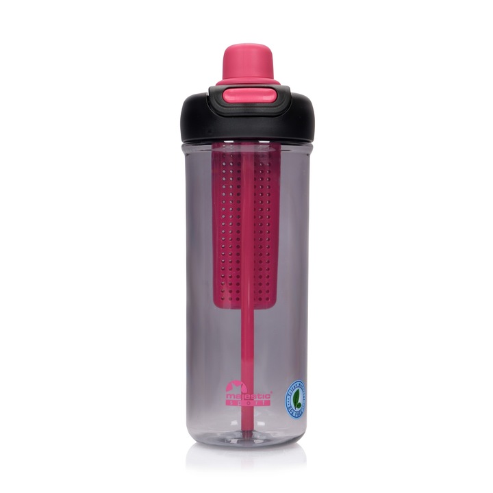 Butelka na wodę z sitkiem słomką bidon BPA free Majestic Sport 950 ml