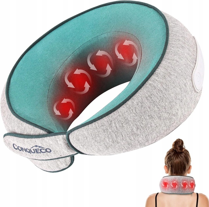 Masażer Szyi i karku CONQUECO akumulatorowy z podgrzewaczem