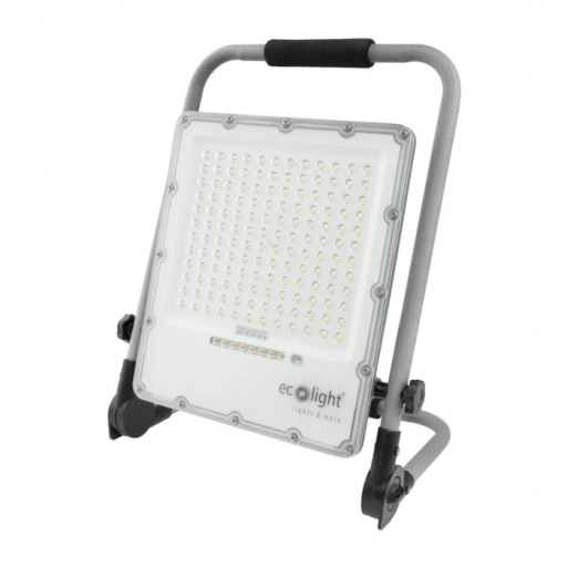 NAŚWIETLACZ HALOGEN PRZENOŚNY ROBOCZY LAMPA LED Z AKUMULATOREM 100W 5000K