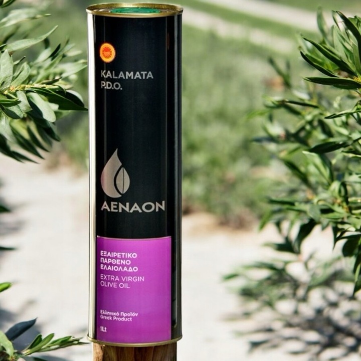 OLIWA Z OLIWEK EXTRA VIRGIN KALAMATA P.D.O. 1l PUSZKA AENAON GRECKA