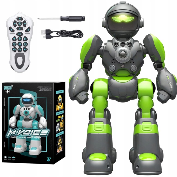 ROBOT INTERAKTYWNY ZDALNIE STEROWANY GESTEM PILOTEM RC PROGRAMOWANY PREZENT