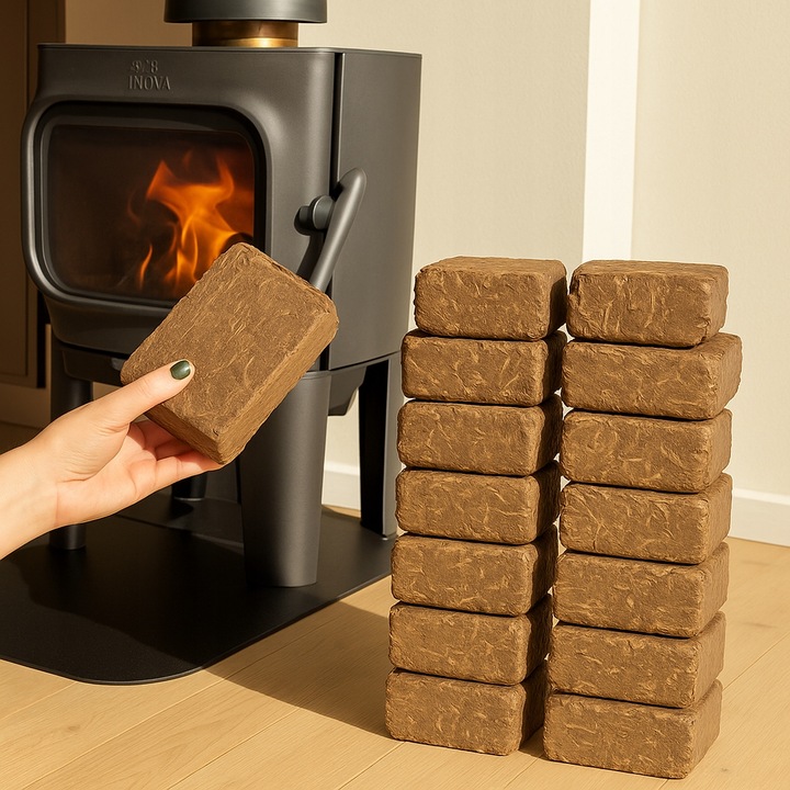 Brykiet drzewny BrikPro 6h do kominka grilla pieca 100% naturalne 20,16 kg