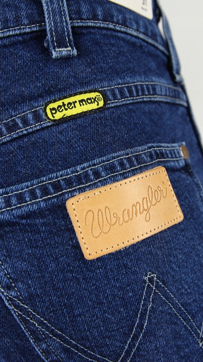 WRANGLER X PETER MAX JEANSY TAPERED BRYSON_W28 L32