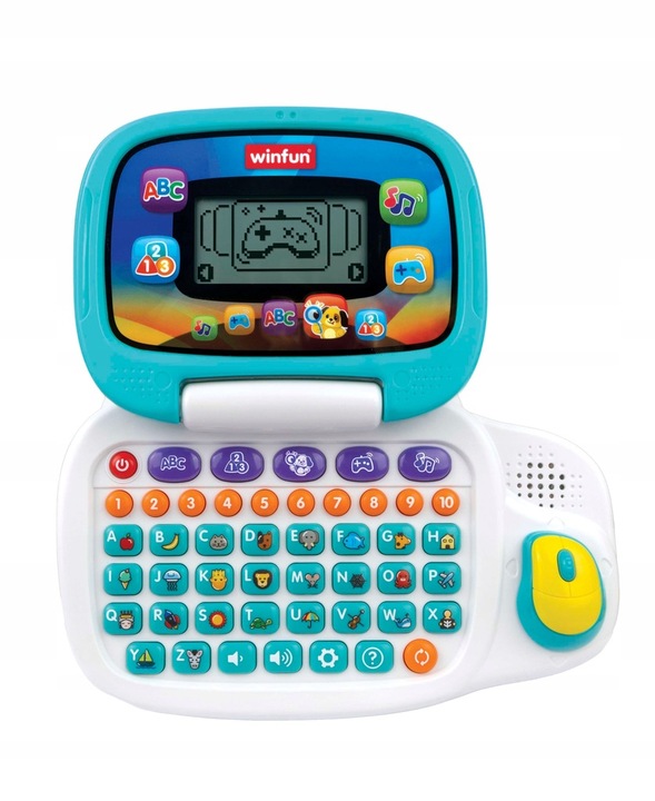 WINFUN LAPTOP DWUJEZYCZNY Edukacyjny interaktywny WINFUN