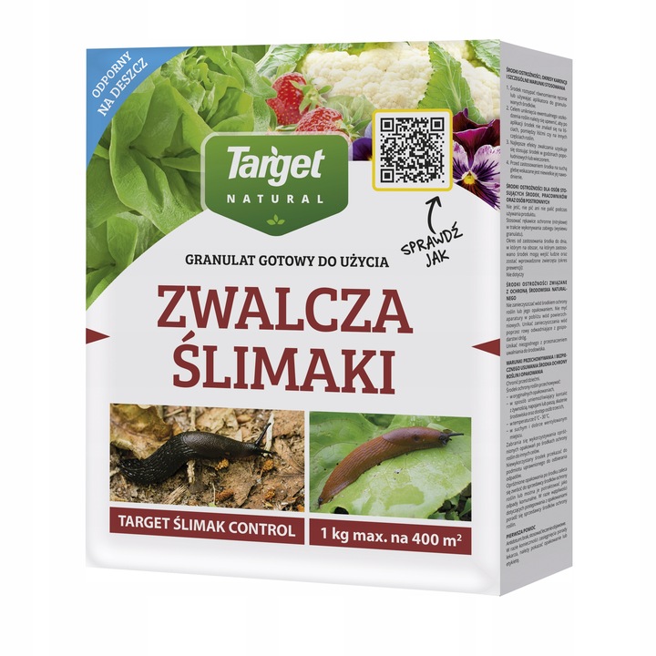 Ślimak Control Target zwalcza ślimaki trutka na ślimaki bezpieczna 2kg