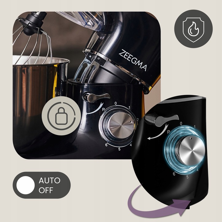 ROBOT KUCHENNY PLANETARNY maszynka do miesa MIKSER BLENDER Z MISĄ 6,5L