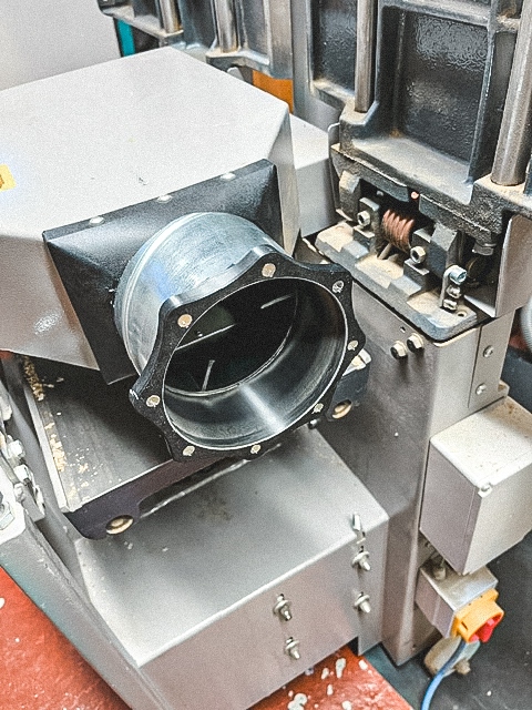 Szybkozłącze Magnetyczne SPIRO | Złącze Adapter Odciągu Trocin CNC | 100 mm