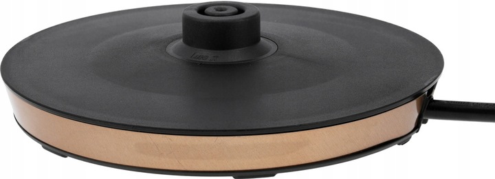 CZAJNIK ELEKTRYCZNY LUND 1100W 1L CZARNY Z REGULACJĄ TEMPERATURY 40-100°C