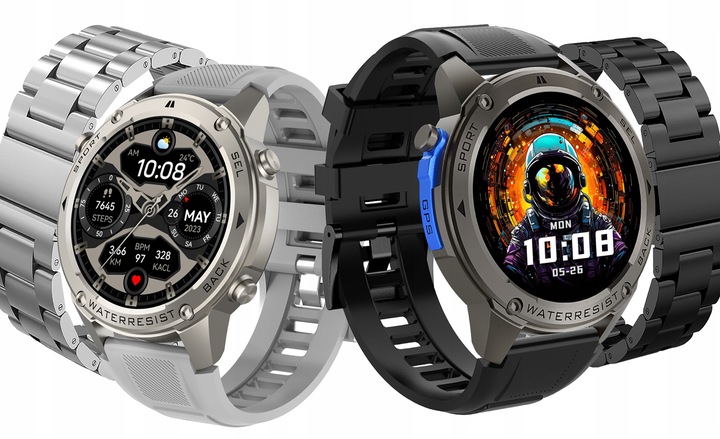 ZEGAREK MĘSKI Z GPS SMARTWATCH PROVENTUS MENU PL WODOODPORNY SPORT ROZMOWY