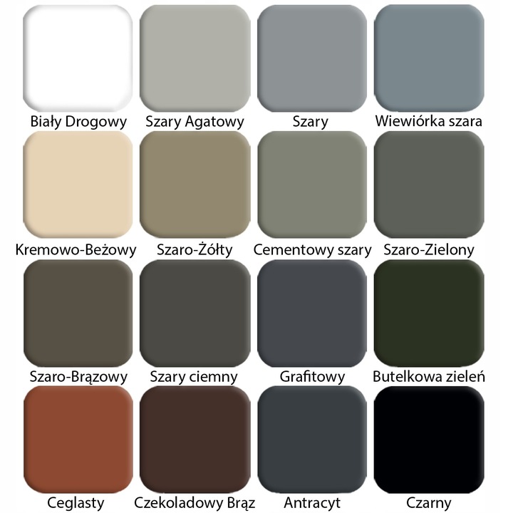 FARBA DO MEBLI KUCHENNYCH 1L FRONTÓW SZAFEK DO PŁYTY 16 KOLORÓW TRWAŁA