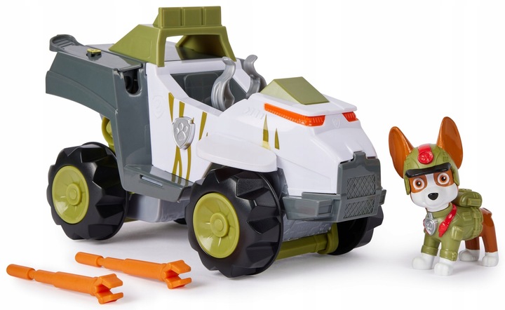 PSI PATROL TRACKER JUNGLE POJAZD Z DŻUNGLI LEŚNE ŁAPY + FIGURKA