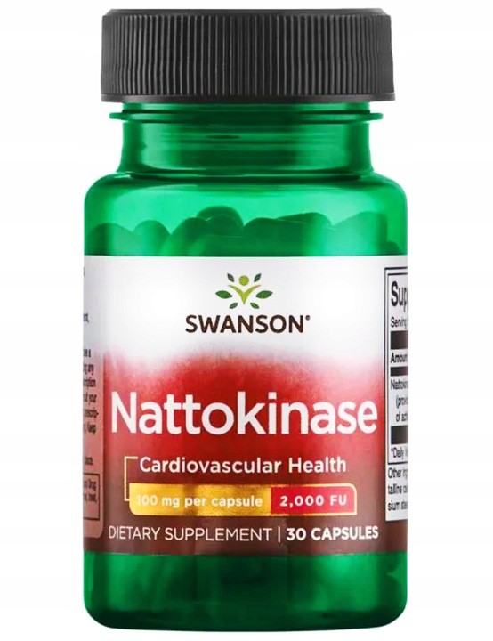 SWANSON NATTOKINAZA 100mg gęsta krew NATTOKINASE