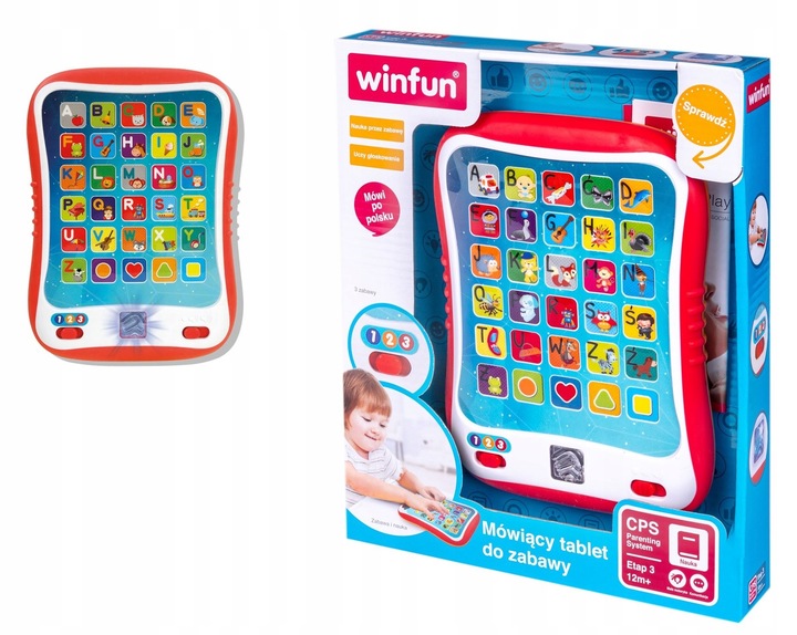 SMILY PLAY BYSTRY TABLET INTERAKTYWNY UCZY WINFUN