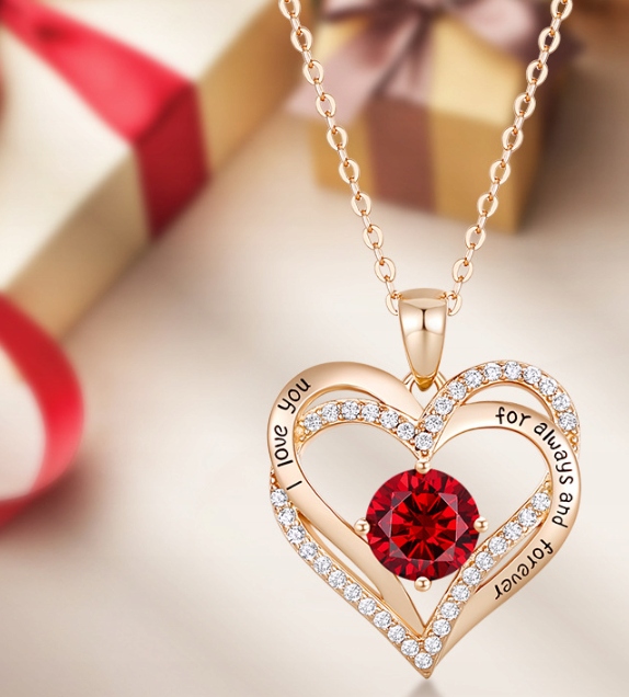 NASZYJNIK SREBRNY 925 + WISIOREK SERDUSZKO, PROJEKTOWANIE MARKI CDE