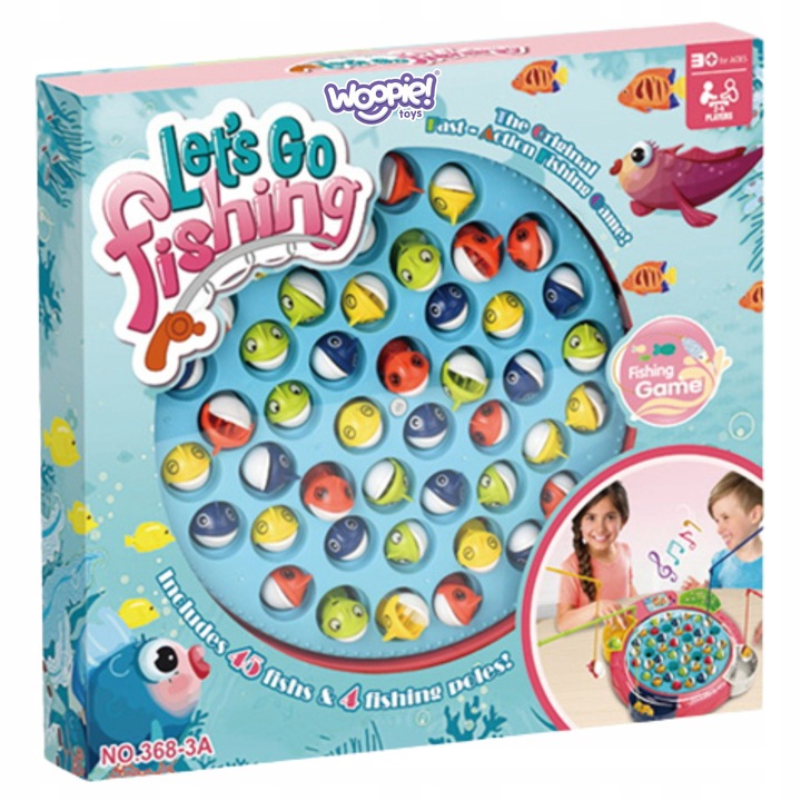GRA ZRĘCZNOŚCIOWA RODZINNA ŁOWIENIE RYBEK WĘDKOWANIE 4 OS. WOOPIE