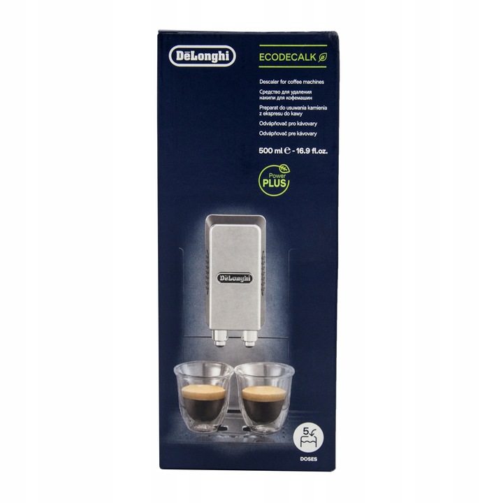 2 Filtr do Ekspresu Zamiennik Delonghi DLSC002 Odkamieniacz EcoDecalk 500ml