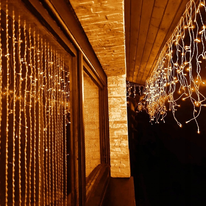 SOPLE FLASH 500 LED ZEWNĘTRZNE BIAŁE CIEPŁE CHOINKOWE lampki z Flashem