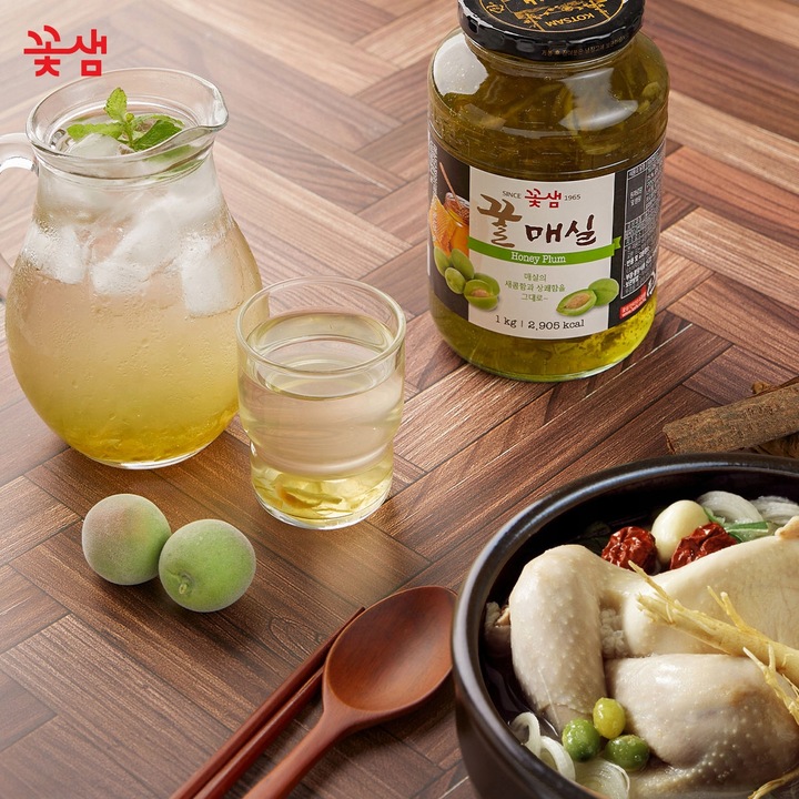 Koreańska herbata Green Plum z miodem i śliwką 1 kg - Kotsam