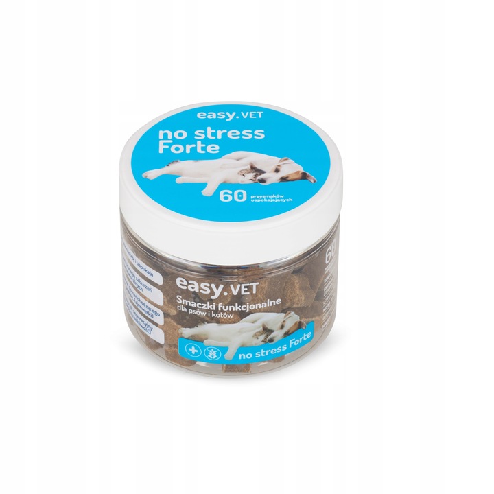 NA STRES, smaczki funkcjonalne dla psa i kota, 60szt., no stress Forte