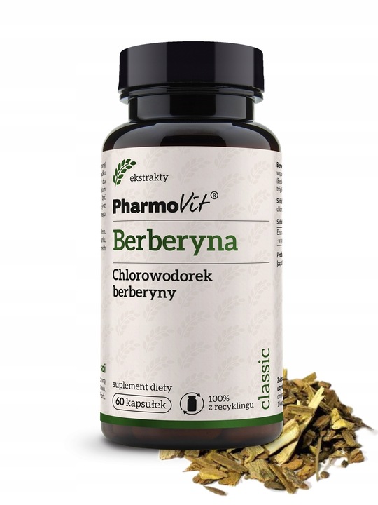 Pharmovit Berberyna 388mg 60 kapsułek Berberis aristata