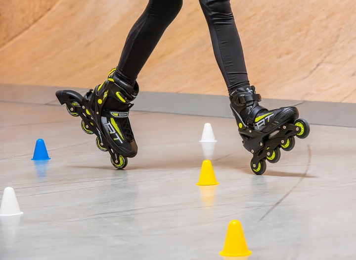 Rolki Regulowane RAVEN Profession Black/Lime 31-35