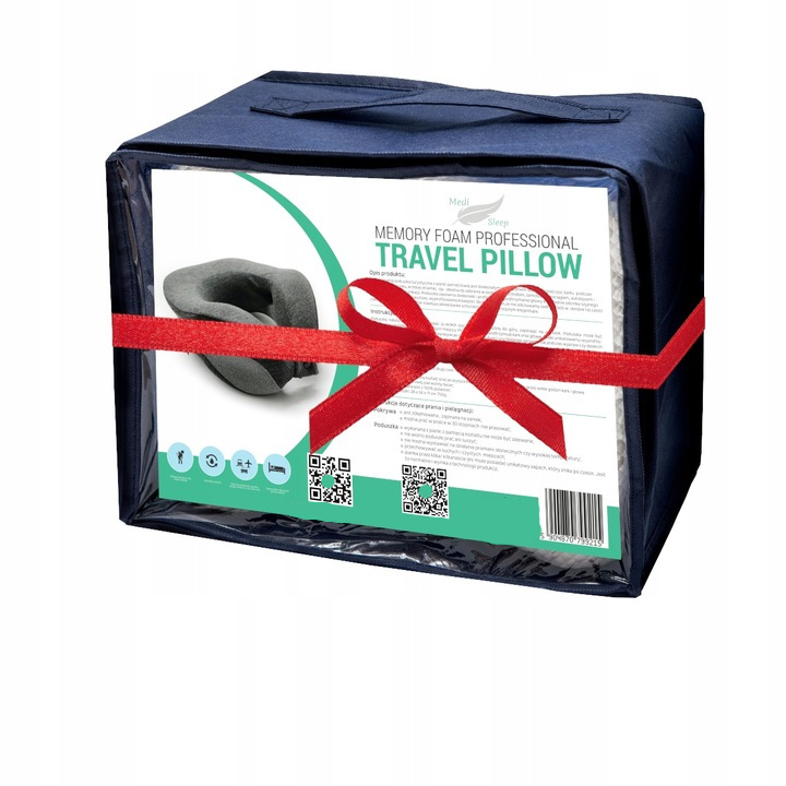 PODUSZKA PODRÓŻNA TURYSTYCZNA ZAGŁÓWEK NA SZYJĘ DO SAMOCHODU MEMORY