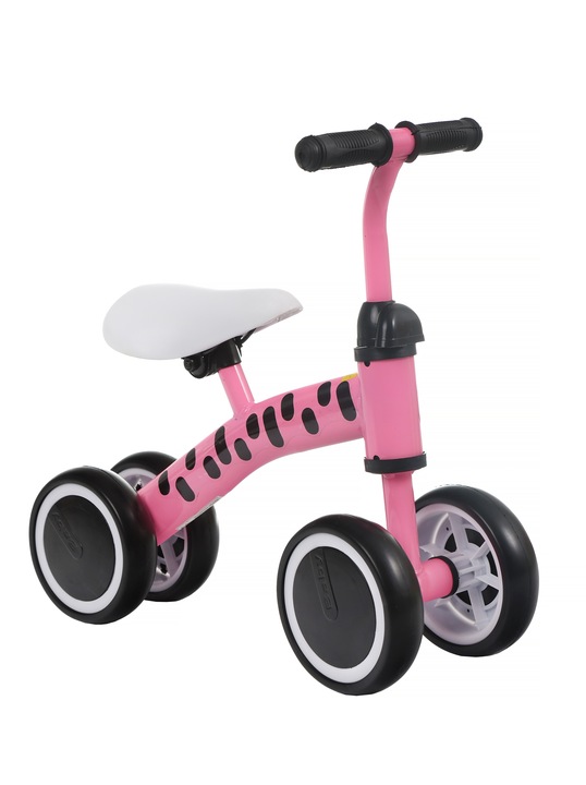 Dziecięcy rowerek biegowy Webben Zebra Różowy Jeździk dla dziewczynki