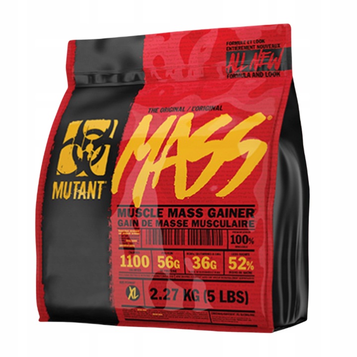 PVL Mutant Mass 2270g ODŻYWKA GAINER MASA Z USA białko Wanilia