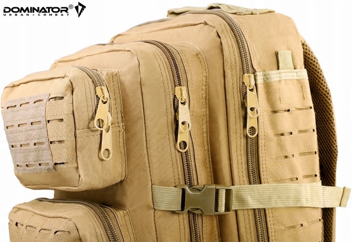PLECAK WOJSKOWY TAKTYCZNY DOMINATOR WARRIOR LASER CUT MILITARNY 36L Tan