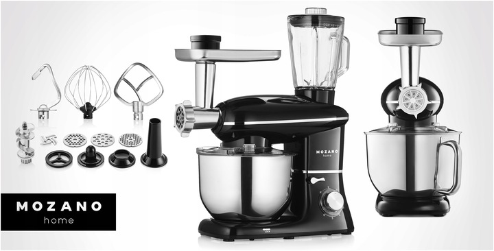 ROBOT KUCHENNY PLANETARNY 6,2L MIKSER WIELOFUNKCYJNY BLENDER 4w1 +PRZEPISY