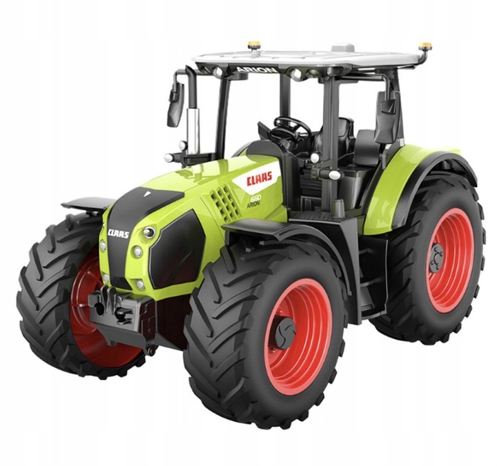 TRAKTOR CIĄGNIK Claas Arion 660 Z PRZYCZEPĄ ZDALNIE STEROWANY 1:24 RC