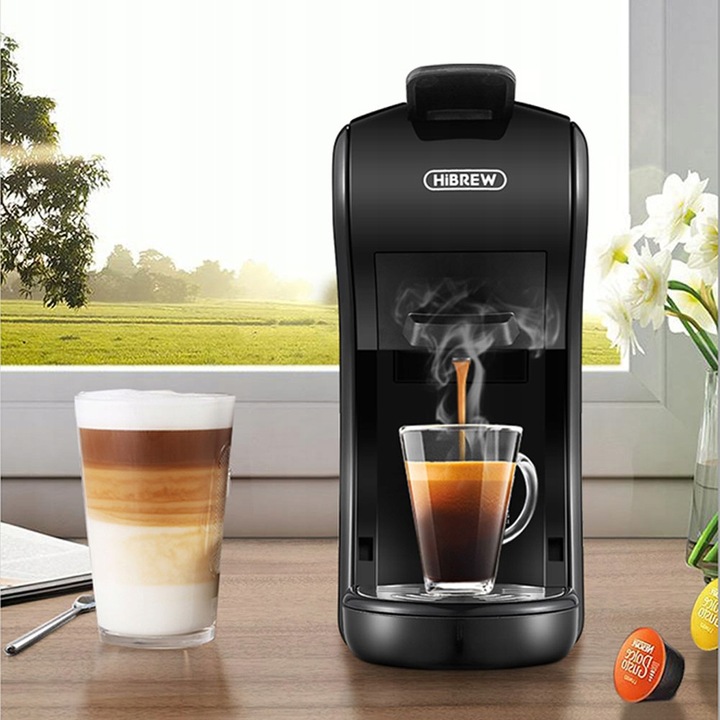 EKSPRES DO KAWY NA KAPSUŁKI CIŚNIENIOWY 20 BARÓW 4W1 NESPRESSO DOLCE GUSTO