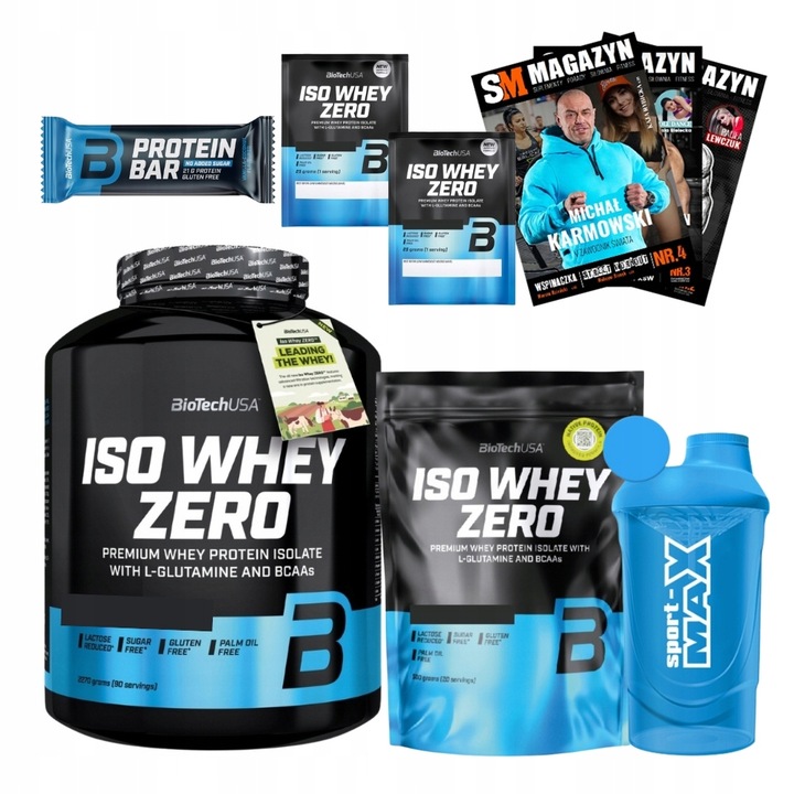 BIOTECH ISO WHEY ZERO 2270G IZOLAT BIAŁKA SERWATKI